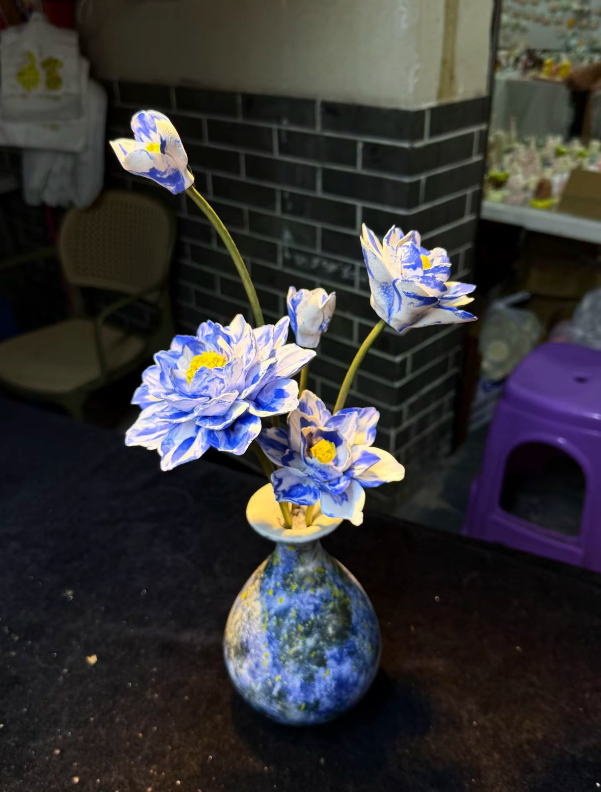 渐变紫花